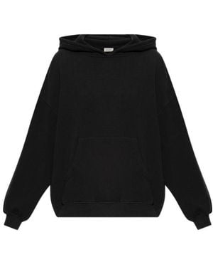 American Vintage Long-Sleeve Hoodie - Black