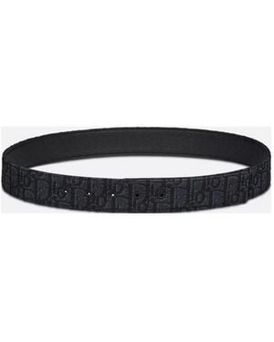 Dior Reversible Belt Strap - White