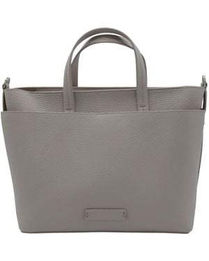 Fabiana Filippi Logo Patch Tote Bag - Grey