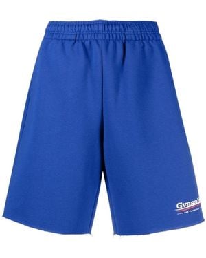 Vetements Logo Shorts - Blue