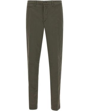 Briglia 1949 Slim Fit Stretch Trousers - Green