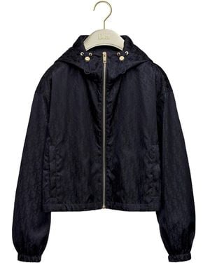 Dior Zipped Cropped Jacket - Blue