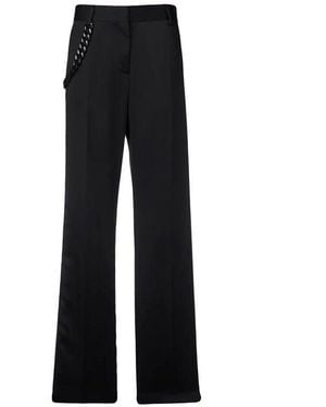 MSGM Straight Slacks - Black
