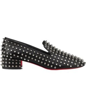Christian Louboutin Spikeasy Slip-On Loafers - Black
