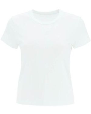 T By Alexander Wang Crewneck Short-Sleeved T-Shirt - White