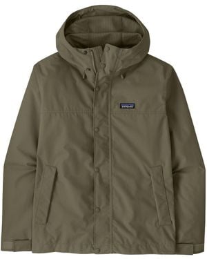 Patagonia Regular Fit Rain Jacket For - Green