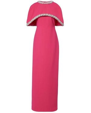 Jonathan Simkhai Briella Embellished Crêpe Gown - Pink