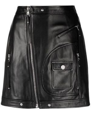 RED Valentino Zipped Mini Skirt - Black