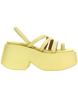 Marsèll Marsèll Strappy Platform Sandals - Yellow