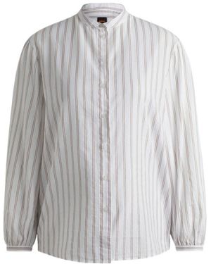 BOSS Long-Sleeved Shirt - Grey