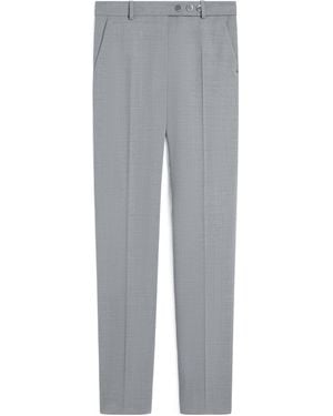 Sportmax Button-Detail Trousers - Grey