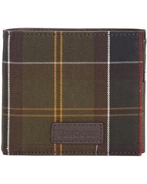 Barbour Tartan Check-Print Wallet - Brown