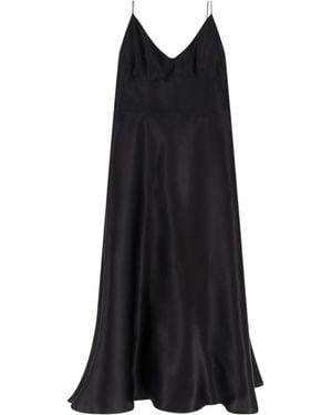 Alberta Ferretti Silk Dress - Black