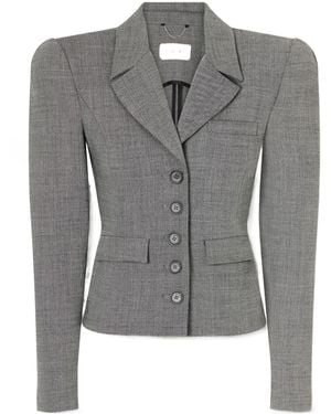 Magda Butrym Cropped Wool-Blend Blazer - Grey