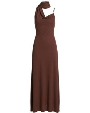 AYA MUSE Halterneck Maxi Dress - Purple
