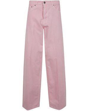 Haikure Bethany Wide-Leg Jeans - Pink
