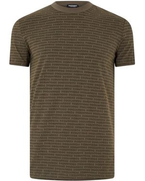 DSquared² Crewneck Shortsleeve Tee - Green