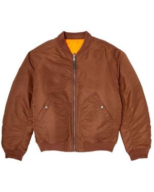 DIESEL J-Held Oval D Padded Bomber Jacket - Brown