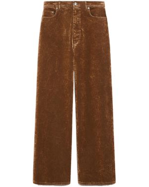 Sportmax Wilson Wide-Leg Trousers - Brown
