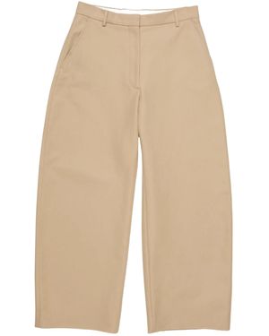 Acne Studios Cotton Trousers - Natural