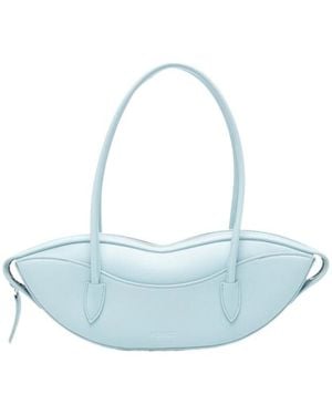Fiorucci Logo Zipper Tote Bag - Blue