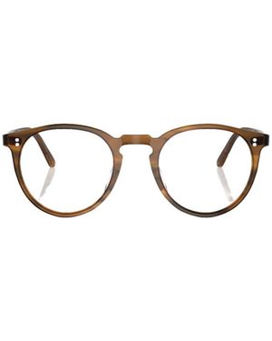 Oliver Peoples O'Malley Oval Frame Glasses - White