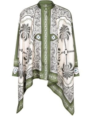 La DoubleJ La Doublej Scarf-Style Printed Top - White