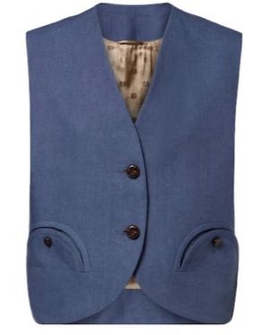 Blazé Milano Minimalist Waistcoat - Blue