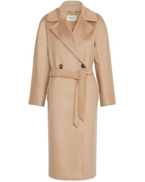 Weekend by Maxmara Long-Sleeved Coat - Natural