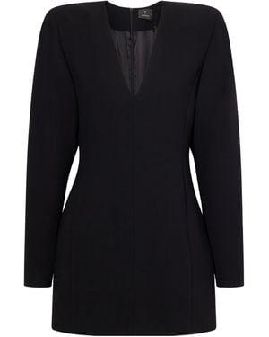 Wardrobe NYC Vneck Blazer Mini Dress - Black