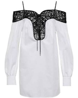 Gabriela Hearst Augustin Lace-Trimmed Blouse - White