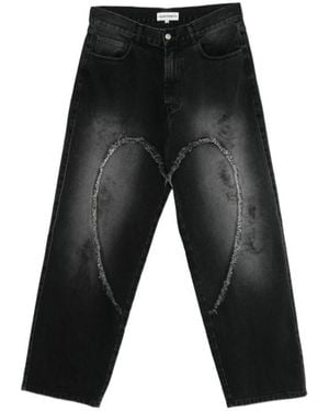 Carne Bollente Vintage-Wash Jeans - Black