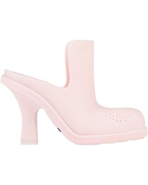 Burberry Pointed-Toe Mules - Pink