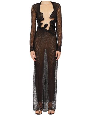 Christopher Esber Lace Venus Maxi Dress - Black