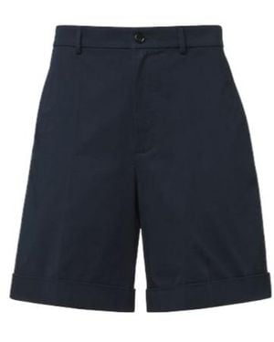 Valentino Cotton Bermuda Shorts - Blue