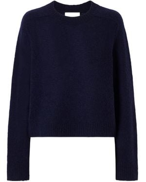 Lisa Yang Cropped Thick Knit Sweater - Blue