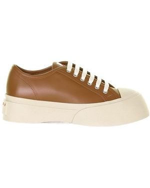 Marni Pablo Lace-Up Sneakers - Brown