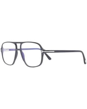Tom Ford Eyewear Aviator-Frame Glasses - White