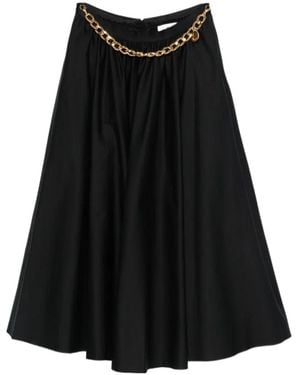 Elisabetta Franchi Embellished Skirt - Black