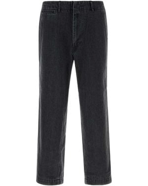 Nanamica Wide-Leg Jeans - Black