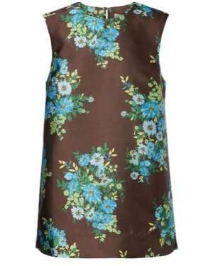 ALÉMAIS Floral Top - Green