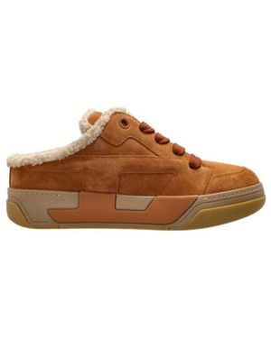 DIESEL Lace-Up Sneakers - Brown
