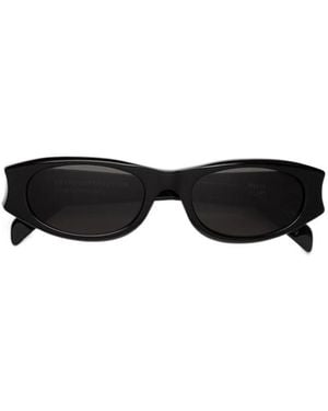 Retrosuperfuture Razzo Oval-Frame Sunglasses - Black