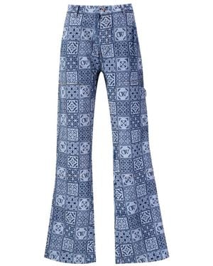 Off-White c/o Virgil Abloh Belt-Loop Jeans - Blue
