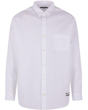 Comme des Garçons Long-Sleeved Shirt - White