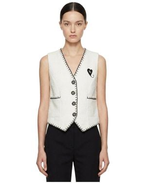 Marissa Chiara Sleeveless Vest - Gray