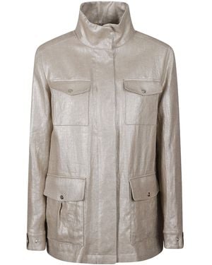 Herno Flap Pocket Casual Jacket - Grey