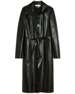 Our Legacy Concealed Calfskin Coat - Black