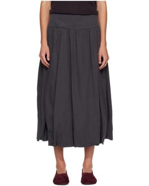 LE17SEPTEMBRE Fluid Balloon Skirt - Black