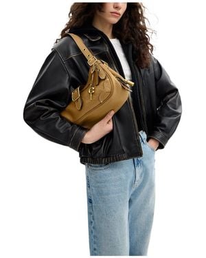 COACH Solid Colour Shoulder Bag - Blue
